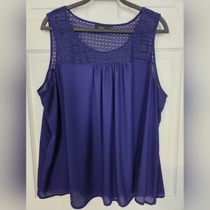 Apt. 9 Women's Blue Sleeveless Top